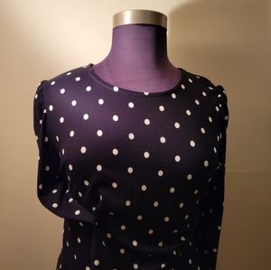 Black Polka Dot